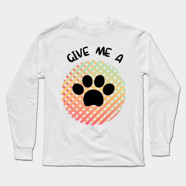 PAW Long Sleeve T-Shirt by Blada's Designs